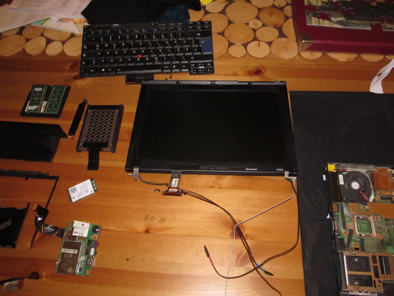 X200 auseinandergenommen